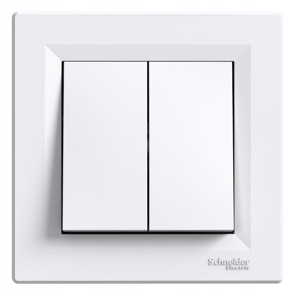 Schneider Electric Asfora – Doppelschalter – weiß – 10 A – 250 V