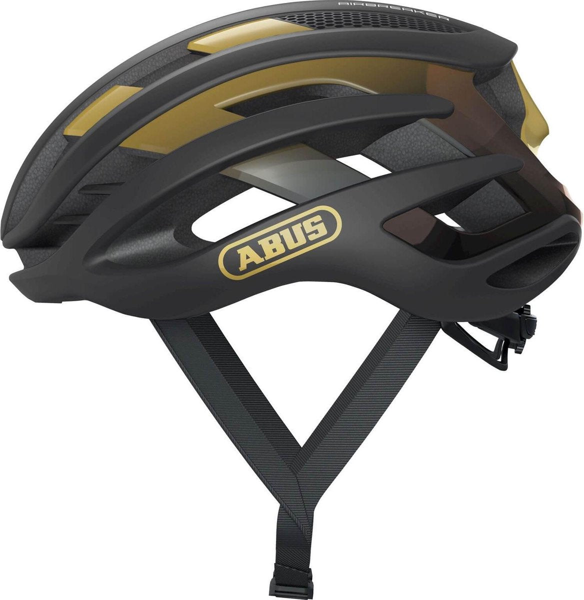 Abus Airbreaker Fahrradhelm – Größe S (51–55 cm) – Schwarzgold