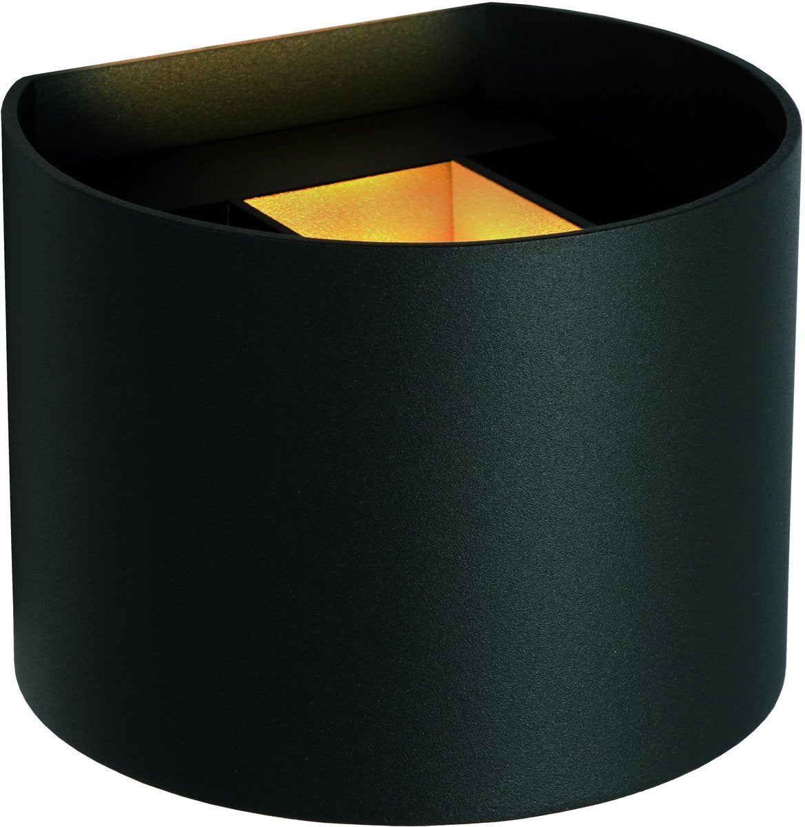 Lucide axi - Wandstrahler Badezimmer - LED - 2x3,5W 2700K - IP54 - einstellbarer Abstrahlwinkel - Schwarz