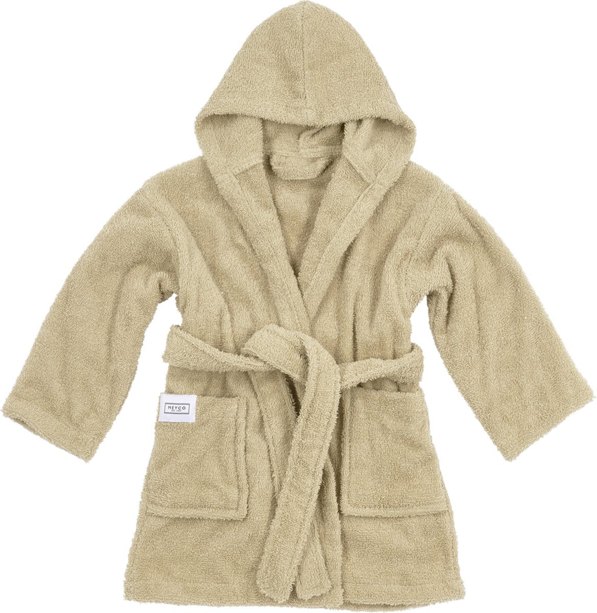 Meyco Baby-Uni-Bademantel – Frottee – Sand – 86 92