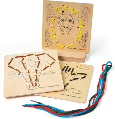 Bigjigs Wooden Road Puzzle bei Number Dschungel, 8dlg.