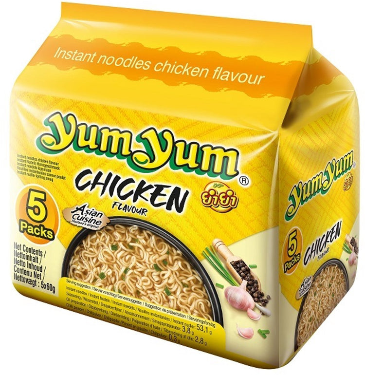 Yum yum chicken noodles soup 5-pack - 6 x 300g - value pack