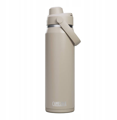 Camelbak Thrive Chug Trinkflasche – 750 ml – Edelstahl – mit Schraubverschluss – Isolierwasserflasche – Beige
