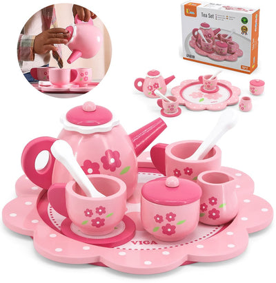 Viga Teeservice, H: 9,5 cm, T 24 cm, 9 Teile 1 Box