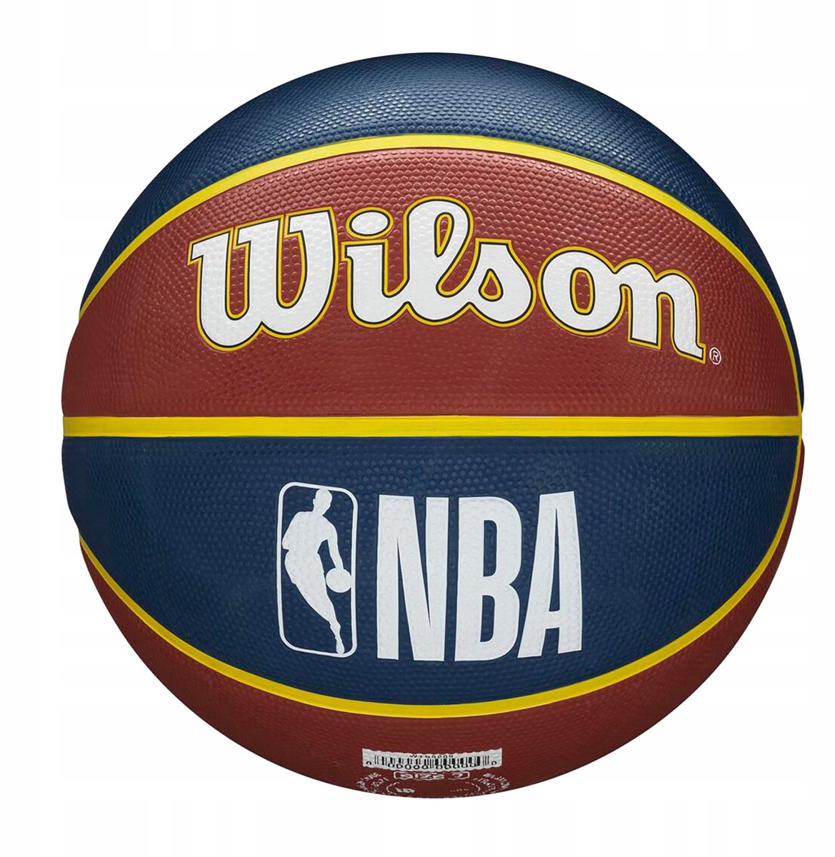 Wilson NBA Team Tribut Denver Nuggets Basketball Größe 7