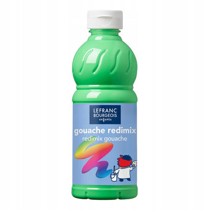 Lefranc Bourgeois Fluo Green Gouache 500 ml Lefranc Bourgeois