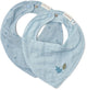 Little Dutch 2er-Pack Bandana-Lätzchen – Blau – Essentials