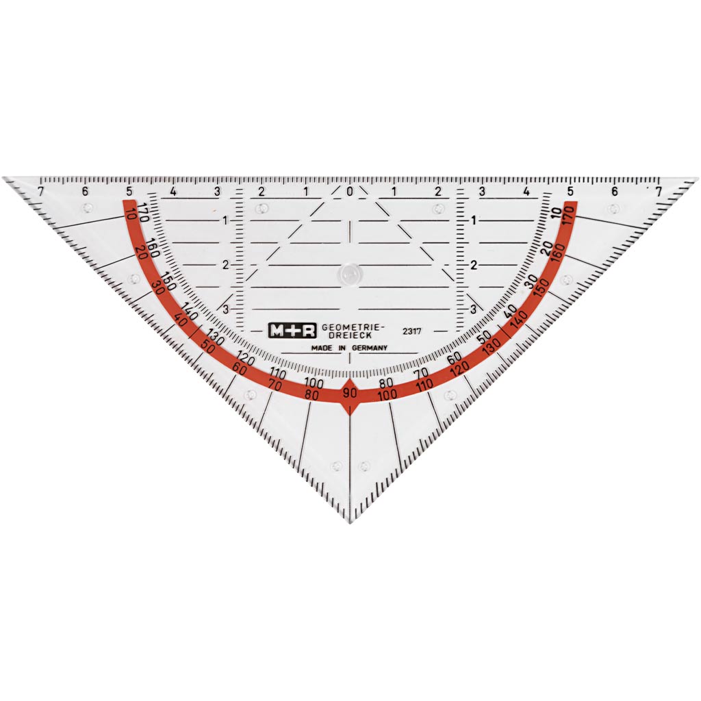 Geo -Dreieck, B: 16 cm, 1 Stück