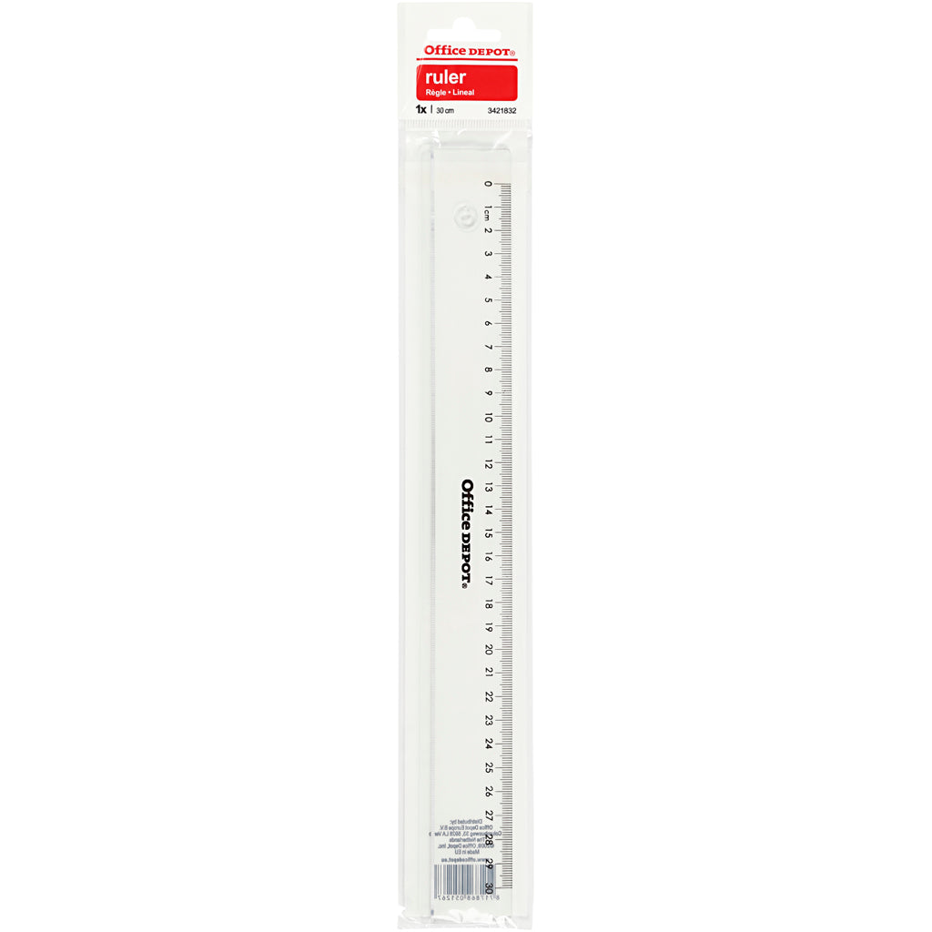 Lineal, L: 30 cm, 1 Stück