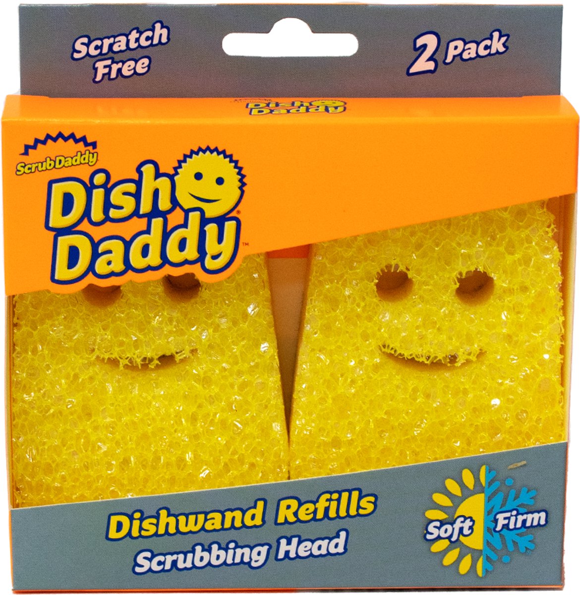 Scrub Daddy Dish Daddy Spülbürste Nachfüllpackung – 2 Stück