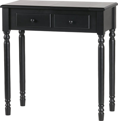 Woood Romy Hall Schminktisch – Holz – Schwarz – 78 x 75 x 38