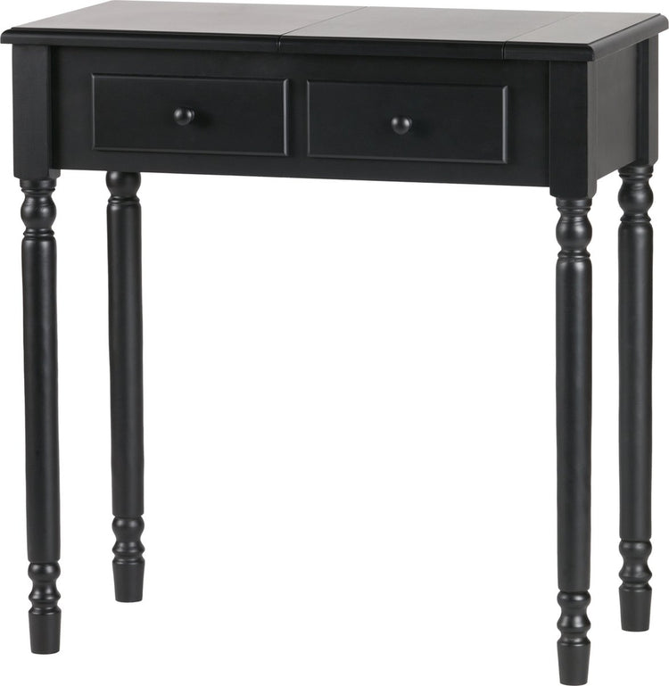 Woood Romy Hall Schminktisch – Holz – Schwarz – 78 x 75 x 38