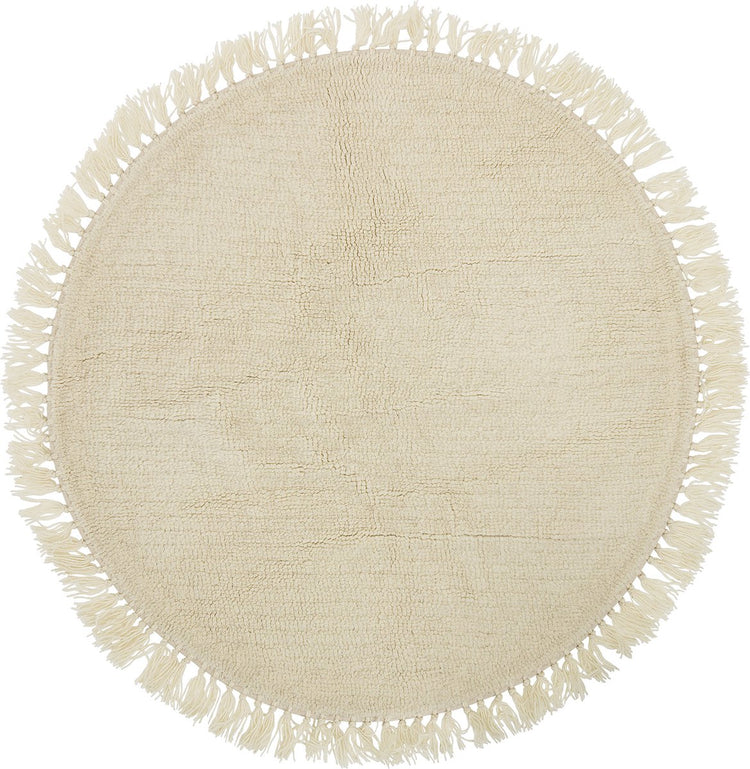 Bloomingville – Lenea-Teppich – Beige – Wolle