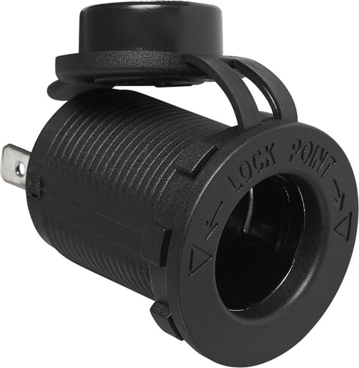 Proplus Einbausteckdose DIN 12V 24V Zigarettenanzünder - 10A Kontaktsteckdose
