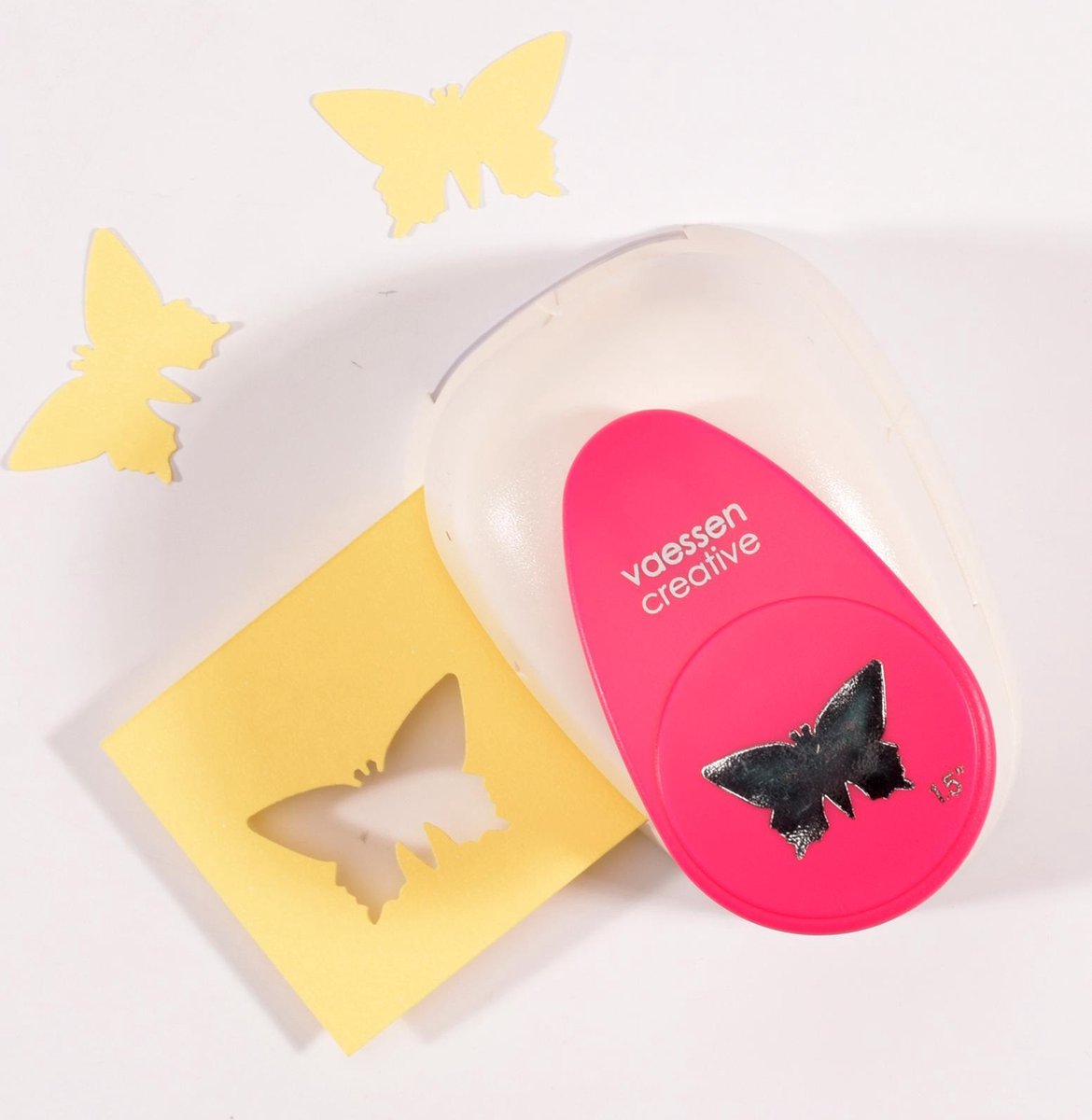 Vaessen Kreativstanzer - Figurenstanzer - Schmetterling - 2,2 x 3,5 cm