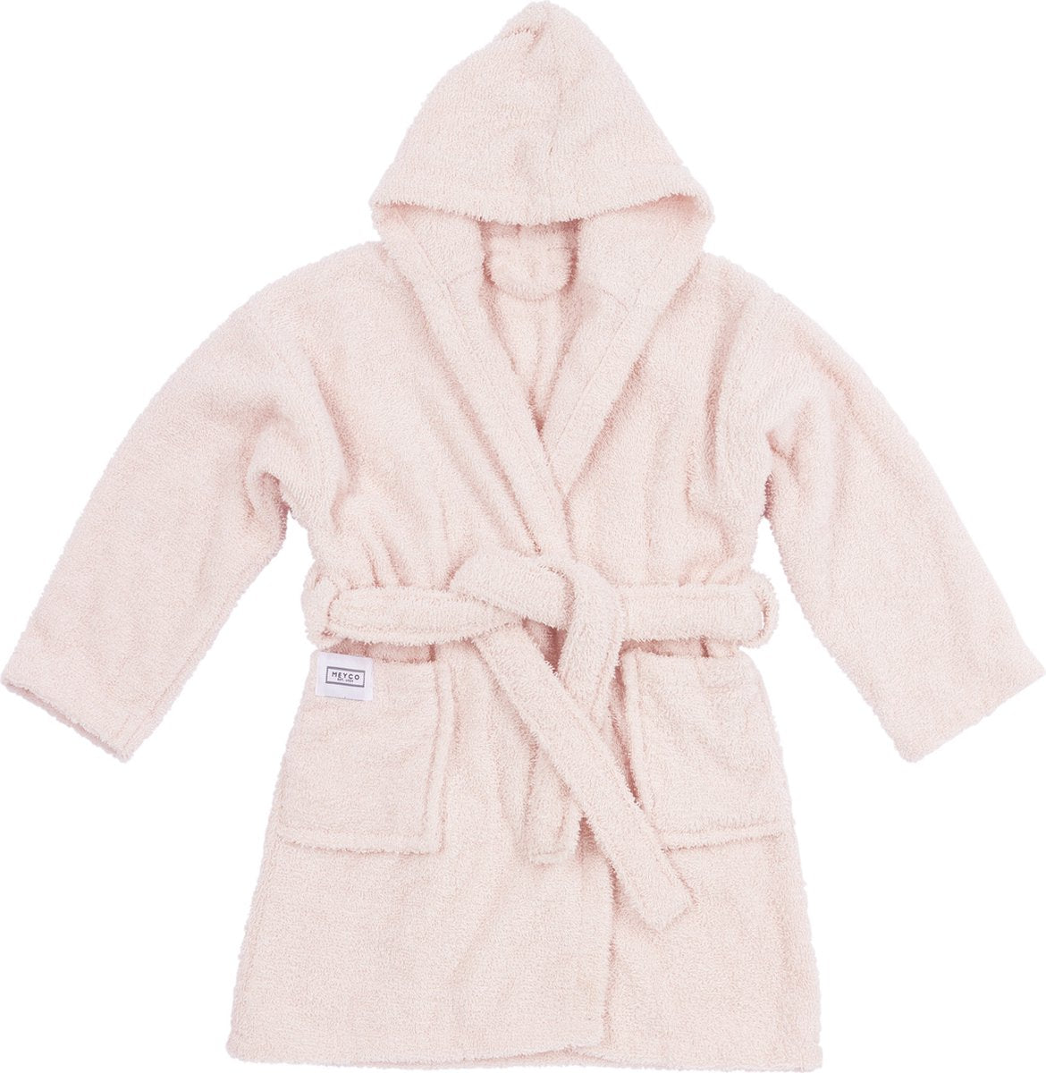 Meyco Baby-Uni-Bademantel – Frottee – Zartrosa – 86 92