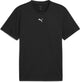 Puma M Tad Essentials Heather Cat Tee (CF Small Cat) Herren-Sportshirt – Black Heather