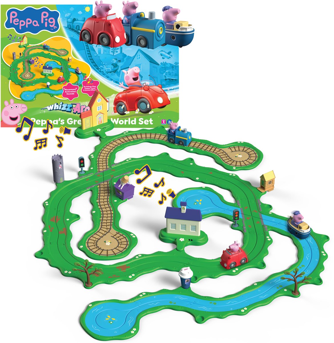 Spectron Peppa Pig flitzt herum – Peppas großes Weltset