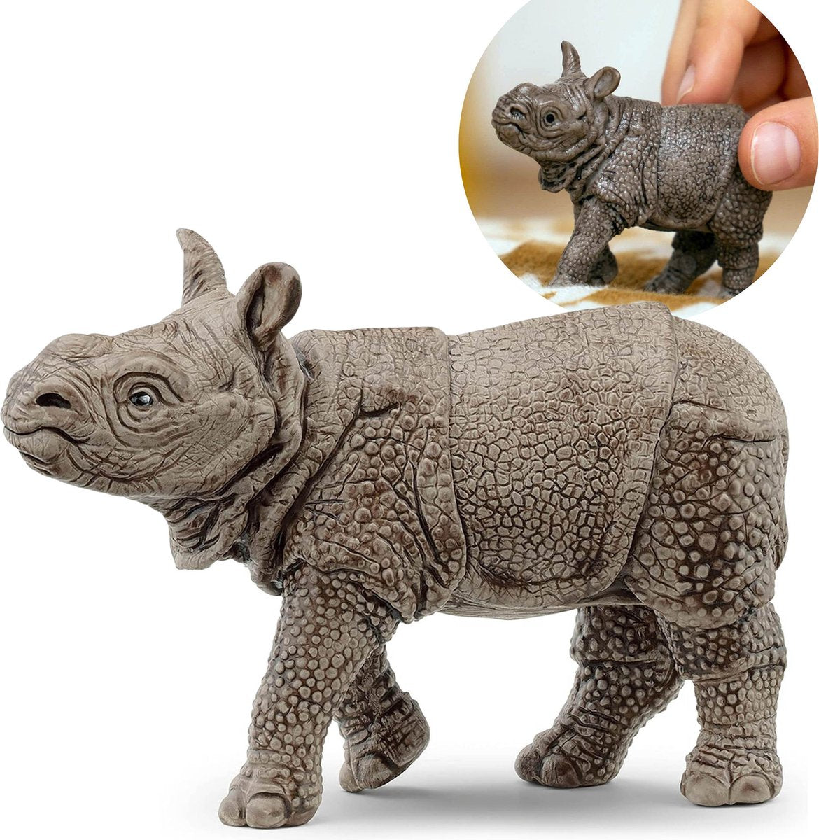 Schleich 14860 indisches Nashorn -Baby Baby