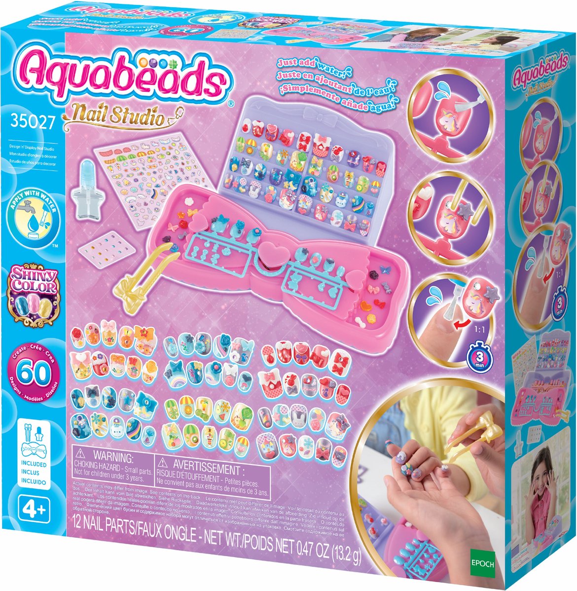 Aquabeads mehrfarbige Nägelset