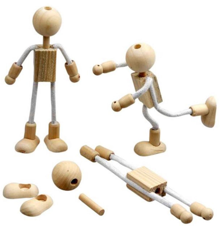 Creativ Company Flexi-Figur, H: 12 cm, 4 Set 1 Box