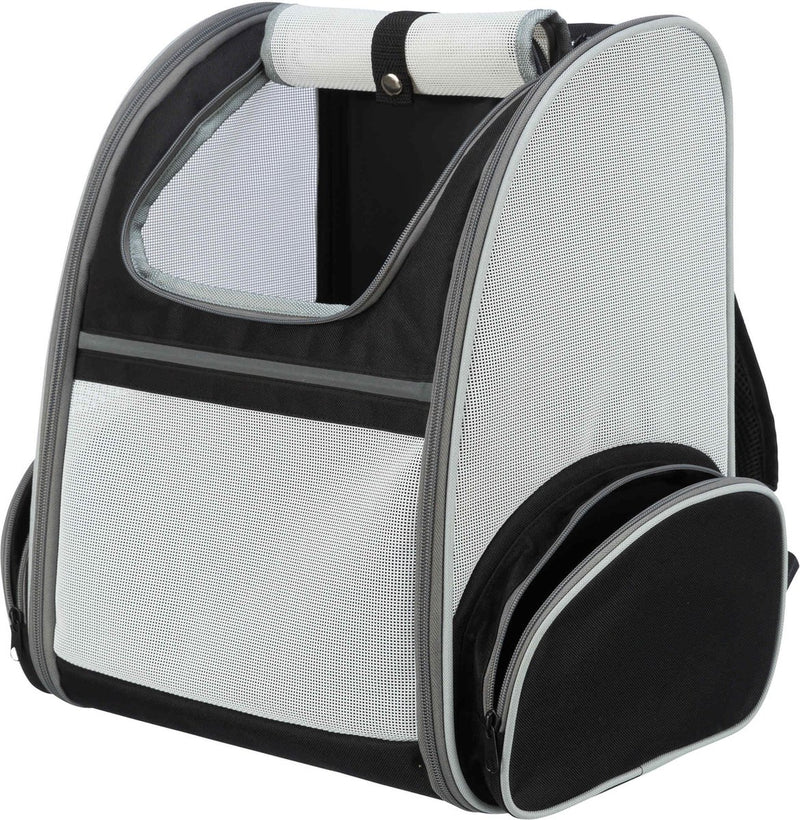 Trixie Hundetasche Rucksack Chloe hellgrau Schwarz