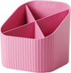 Han-Stiftetui – re-x-loop – 4 Fächer – rosa – 100 % recyceltes Material – ha-17238-956