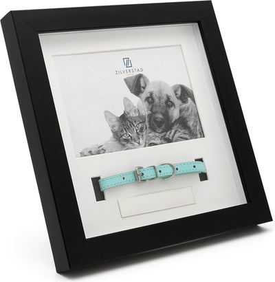 Zilverstad – Haustier-Fotorahmen mit Halsband, 15 x 10 cm