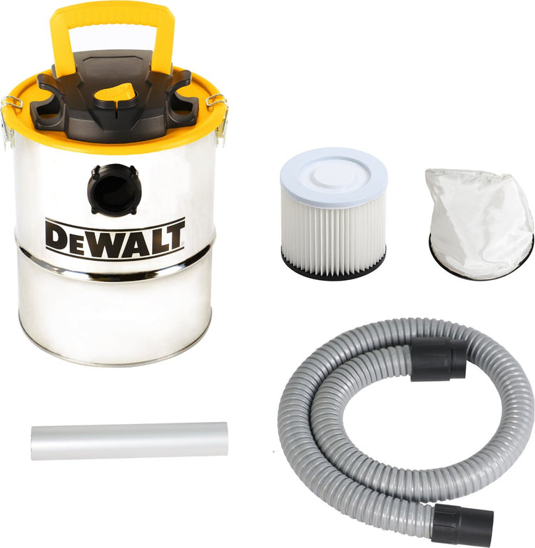 Dewalt dxv15a Staubsauger – 15 Liter – 600 Watt – Edelstahl – wasserdichter Ein- und Aus-Knopf