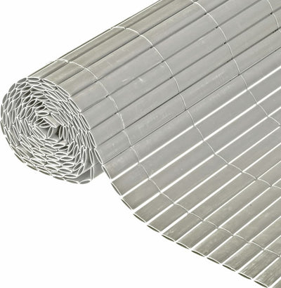 Nature Naturgarten Bildschirm Doppelte 1,5 x 3 m PVC Grau