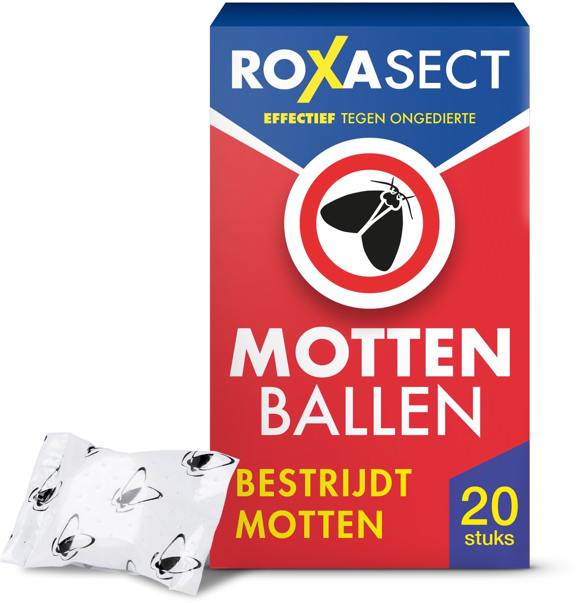 Roxasect Mottenkugeln – Mottenbekämpfung – Insektenbekämpfung – 20 Stück
