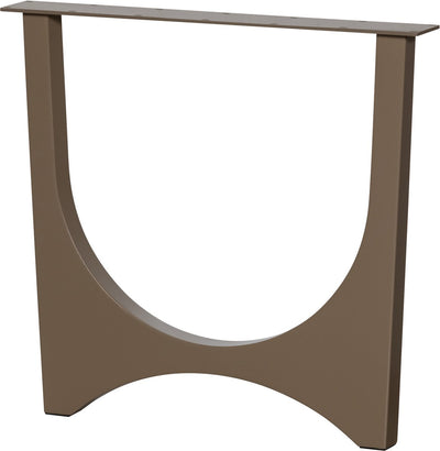 Woood Zaandam Design Tischbein - Metall - Sand - 1 Stück - 72x79x10