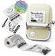 Phomemo m150 – Bluetooth-Etikettendrucker – Thermo-Minidrucker – tragbarer Etikettendrucker – 203 dpi – für Organisation und kreative Etiketten – Beige