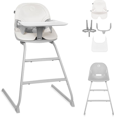 Lionelo Dalia 2in1 – Hochstuhl – von 6 Monaten bis 60 kg – stabiles Gestell – leicht – 3,5 kg – Tragegriff – traditioneller Hochstuhl