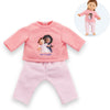 Corolle rosa Pyjama für Puppen von 36 cm, 2dlg.