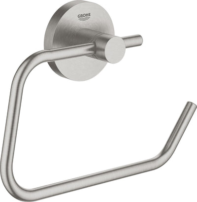 Grohe Essentials Toilettenpapierhalter – Supersteel (Edelstahl)
