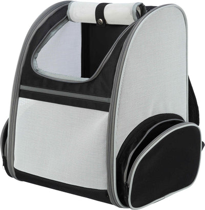 Trixie Hundetasche Rucksack Chloe hellgrau Schwarz