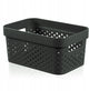 Curver | Korb Infinity Dots XS 1,4 l recycelt, Anthrazitgrau, 100 % recyceltes Material, 17 x 12,6 x 8,4 cm
