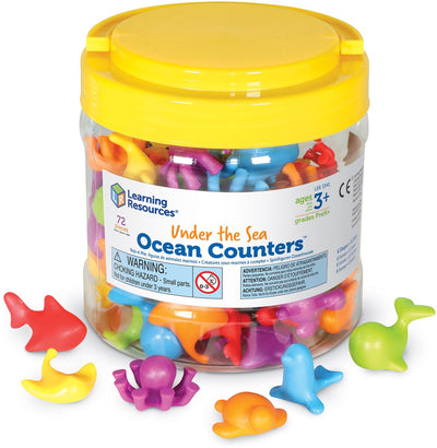 Lernressourcen unter den Meerestheken® (72er-Set) – 3+