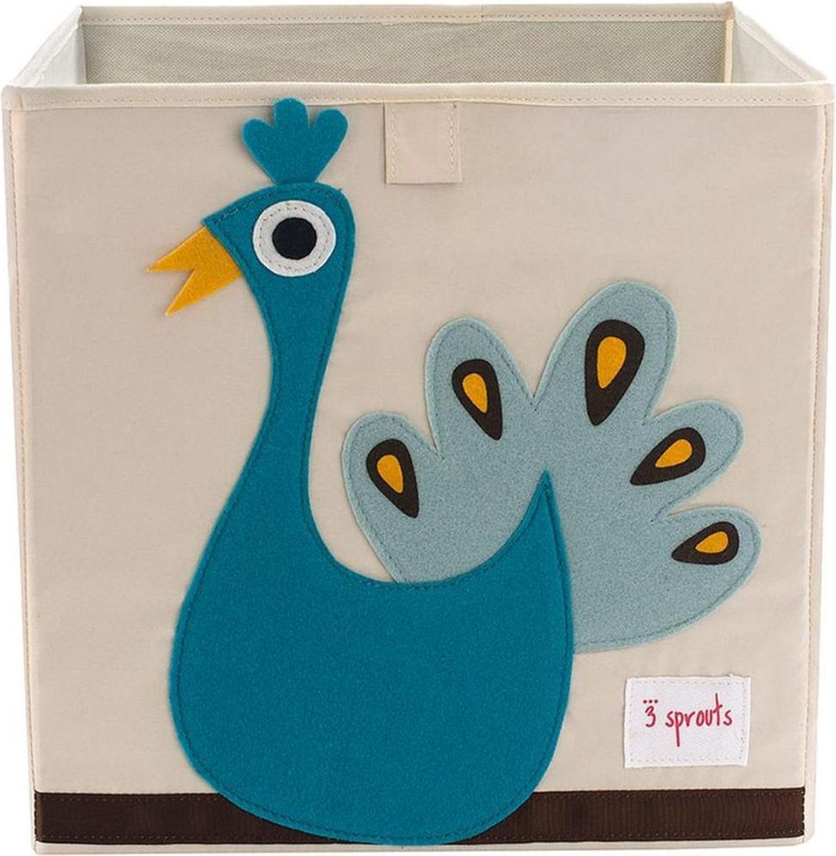 Aufbewahrungsbox für 3 Sprossen – Pfau (zuletzt = weg)