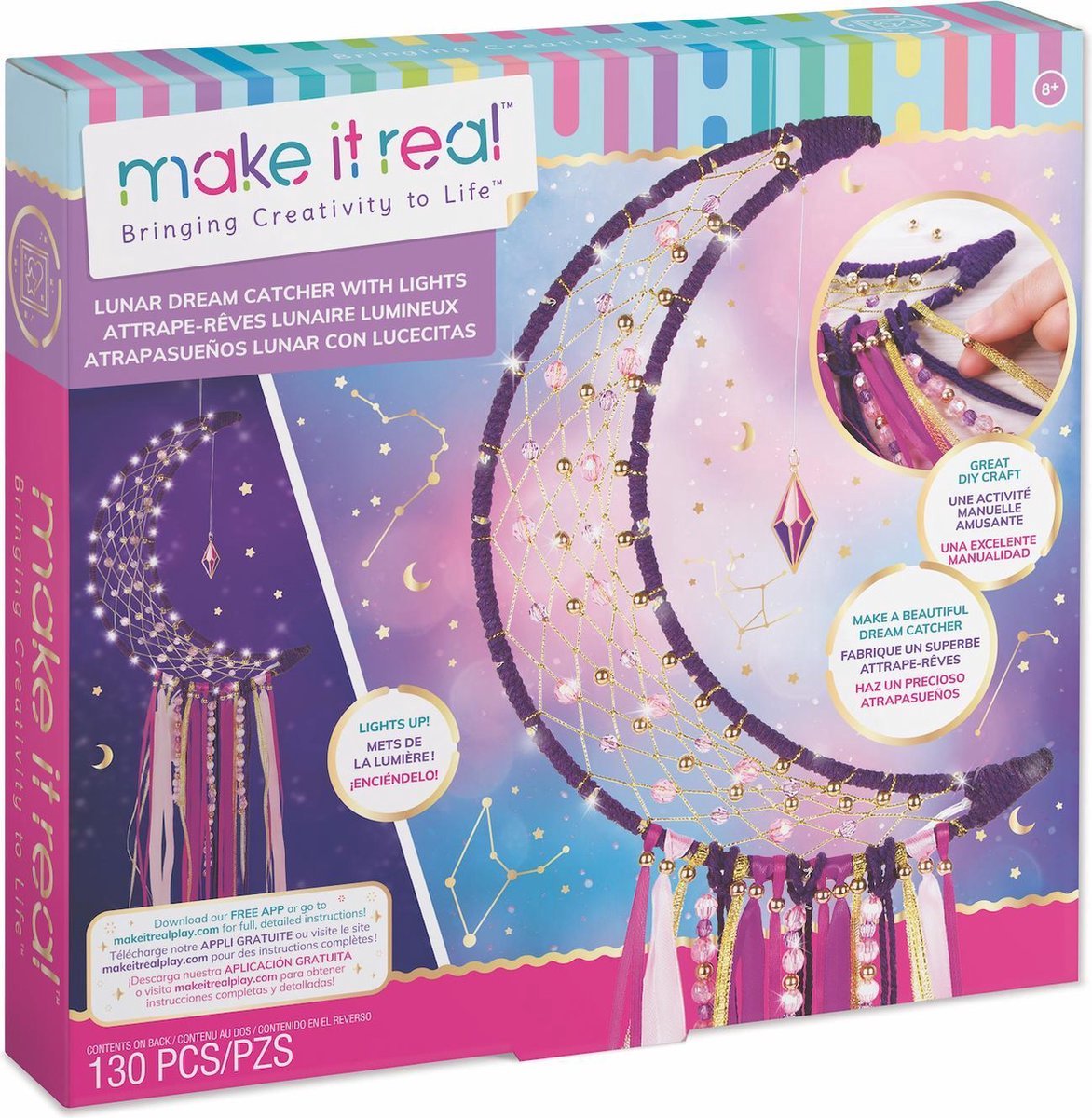 Spectron macht es echter Moon Dreamcatcher mit Lichtern