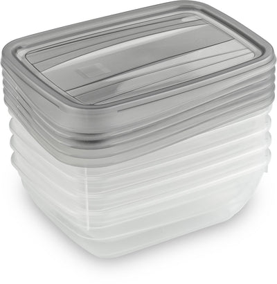 Curver Vedo Lebensmittelbehälter-Set 5x0,5l - 16x12x4,5 cm - transparent