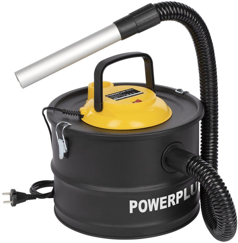 Powerplus powx3000 Aschesauger - 1000w - Auffangbehälter 15l - inkl. Blasfunktion und austauschbarer Filter – geeignet für Kamin, Werkstatt, Grill und Herd