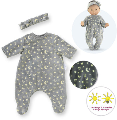 Corolle Dolls Pyjamas und Stirnband, 30 cm - im Dunkeln leuchten