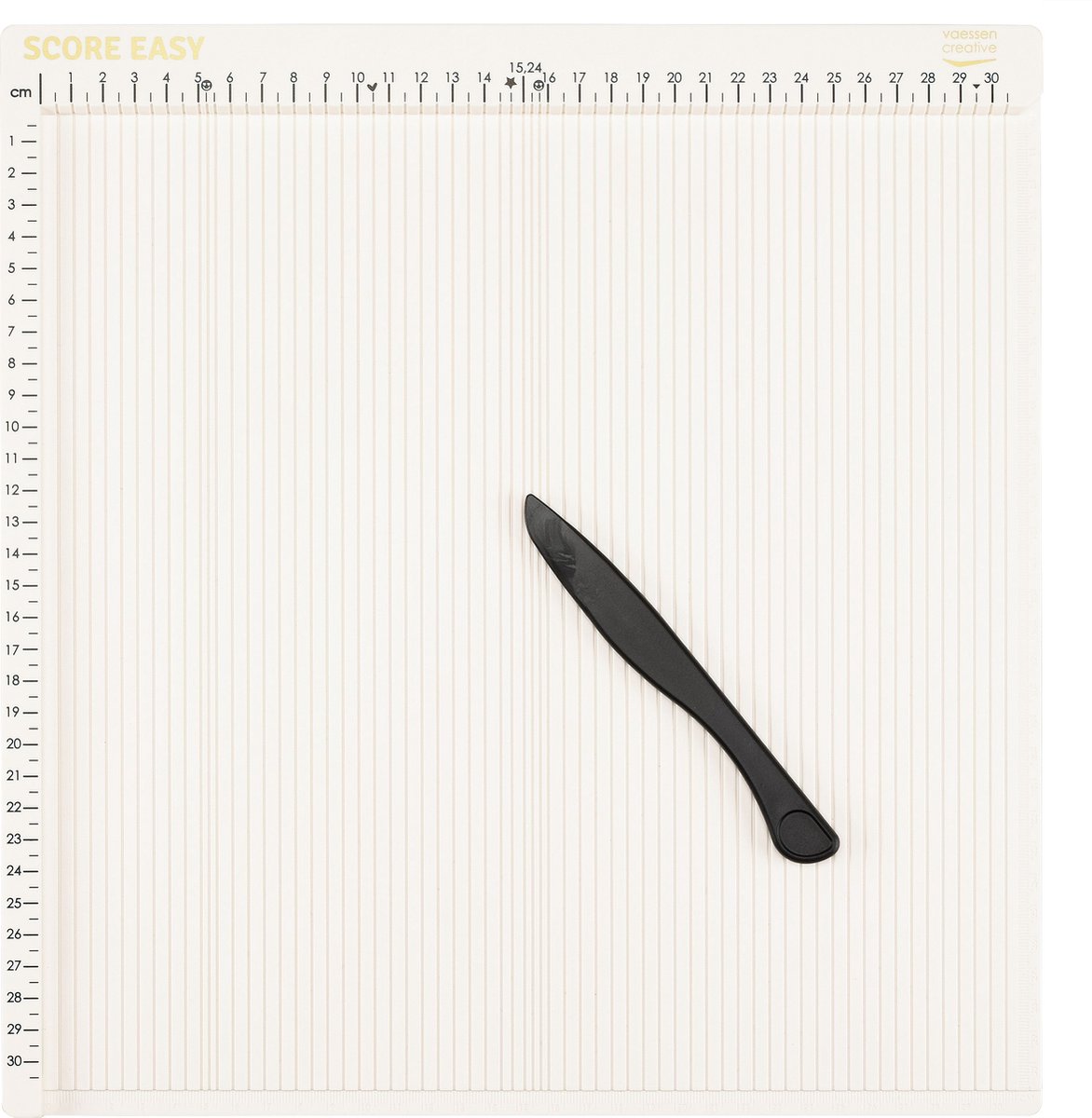 Vaessen creative • Score Easy Scoring Board 30,5 x 30,5 cm, gebrochenes Weiß cm