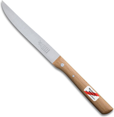 Robert Shepherd Universalmesser – Hahnefeder – Edelstahl – Klinge 13 cm – Griff aus Buchenholz