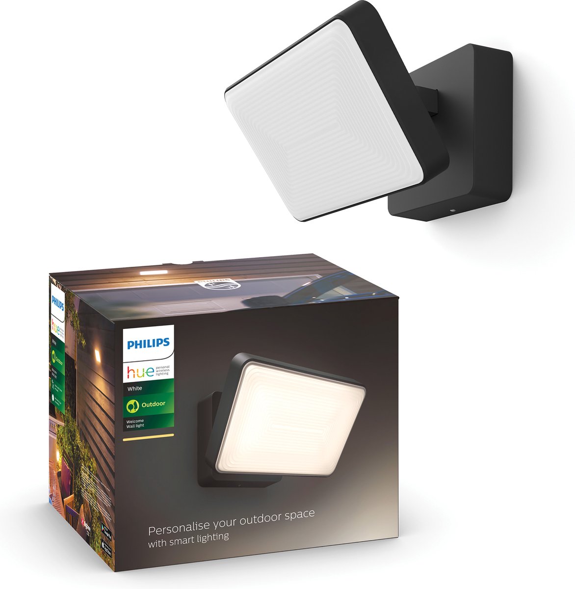 Philips Hue Willkommensstrahler – warmweißes Licht