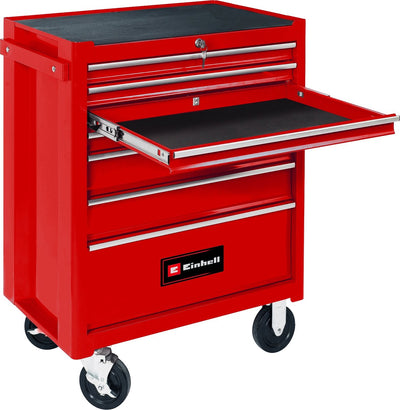 Einhell Werkzeugwagen tc-tw 150 - 7 Schubladen - max. 150 kg Tragfähigkeit