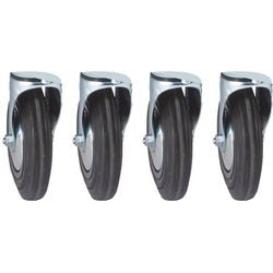 Richtungslenkrolle manorga schwarz 200 mm