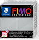 Fimo professional – ofenhärtender, professioneller Modelliermasseblock 85 g – Delphingrau